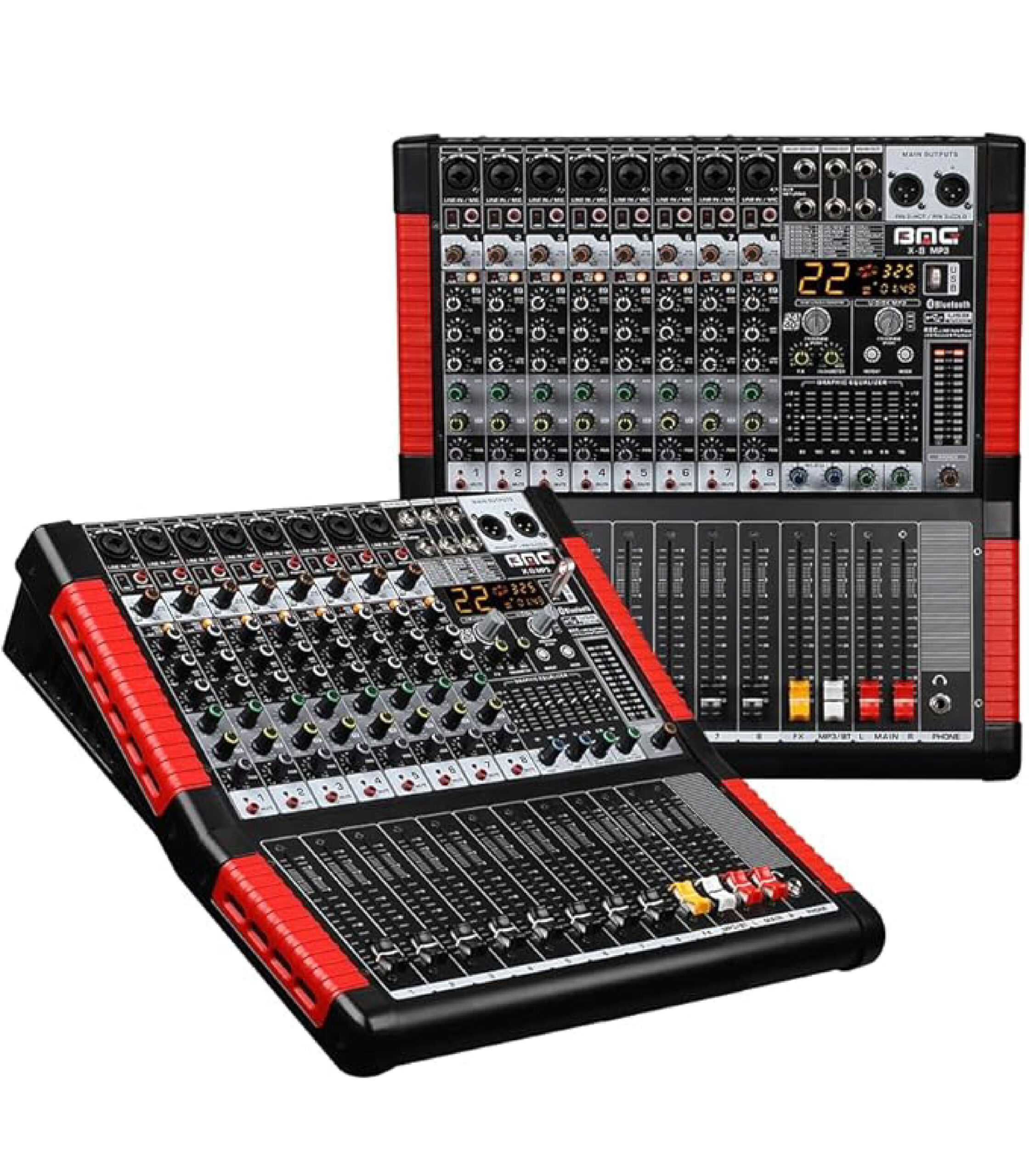 AUDIO MIXER 8 CHANEL X-8 MP3-01