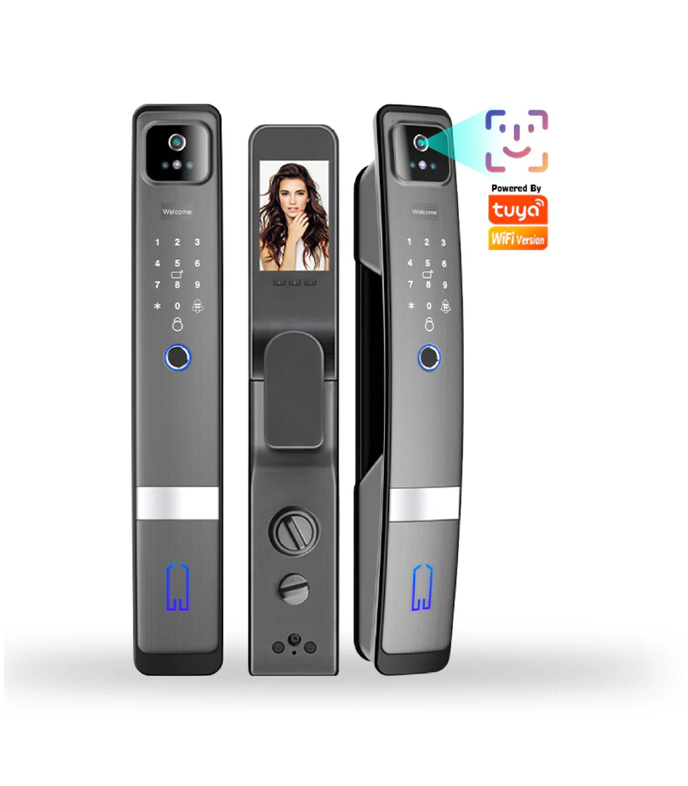 FACIAL SMART DOOR LOCK H20P-3D-01